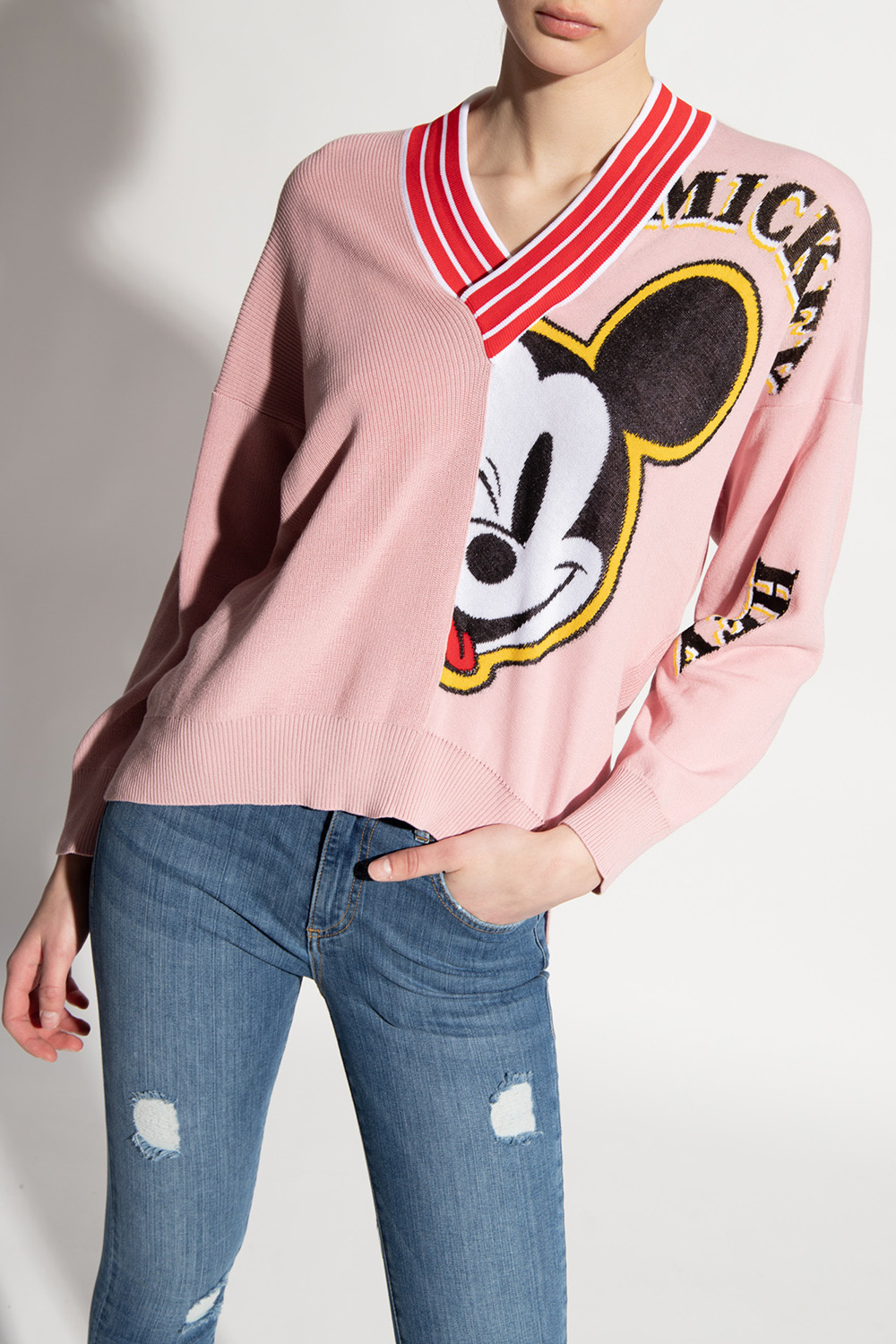 Iceberg Knit sweater with Mickey Mouse motif